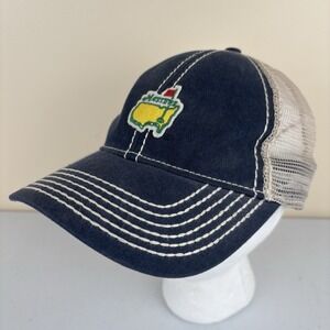 The Masters Golf Hat Navy Mesh Snapback American Needle Augusta National